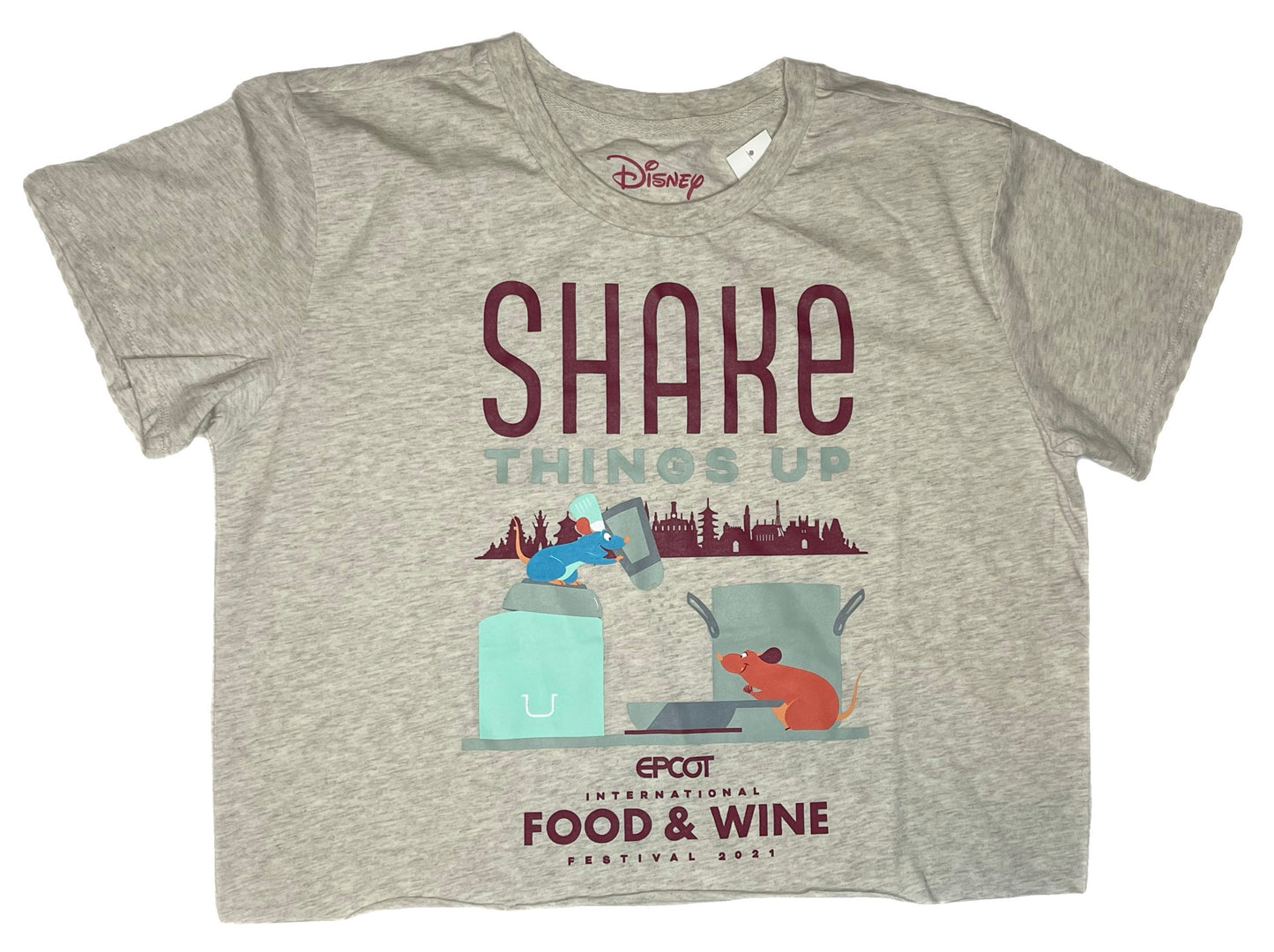 Disney Epcot Food and Wine Festival 2021 Ratatouille Crop Top Shirt by Her Unive