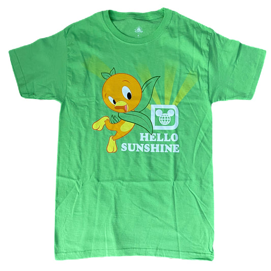 Walt Disney World Hello Sunshine Orange Bird Sunshine Shirt Small