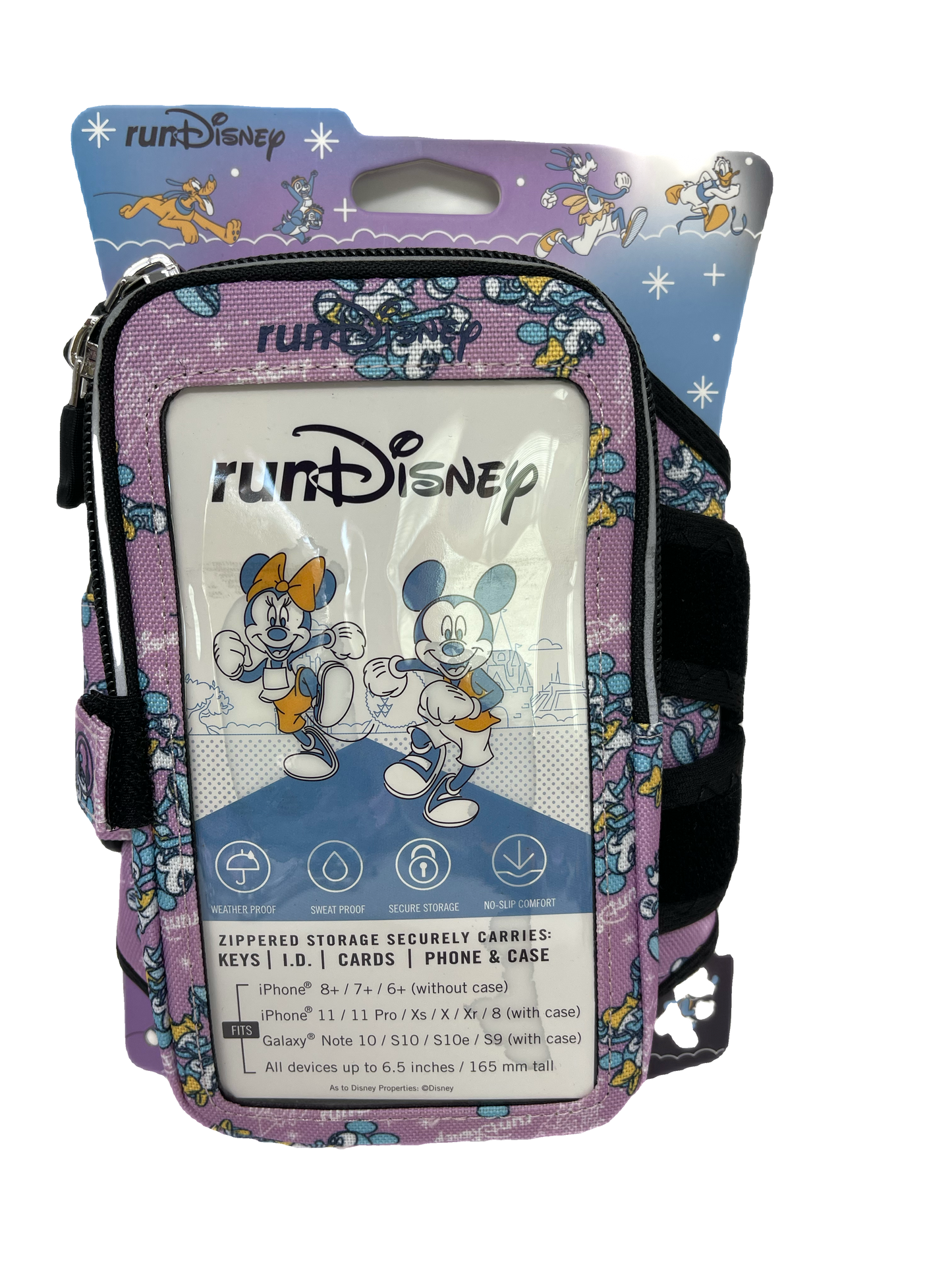 RunDisney Mickey and Friends Fab 5 IPhone Tech Armband