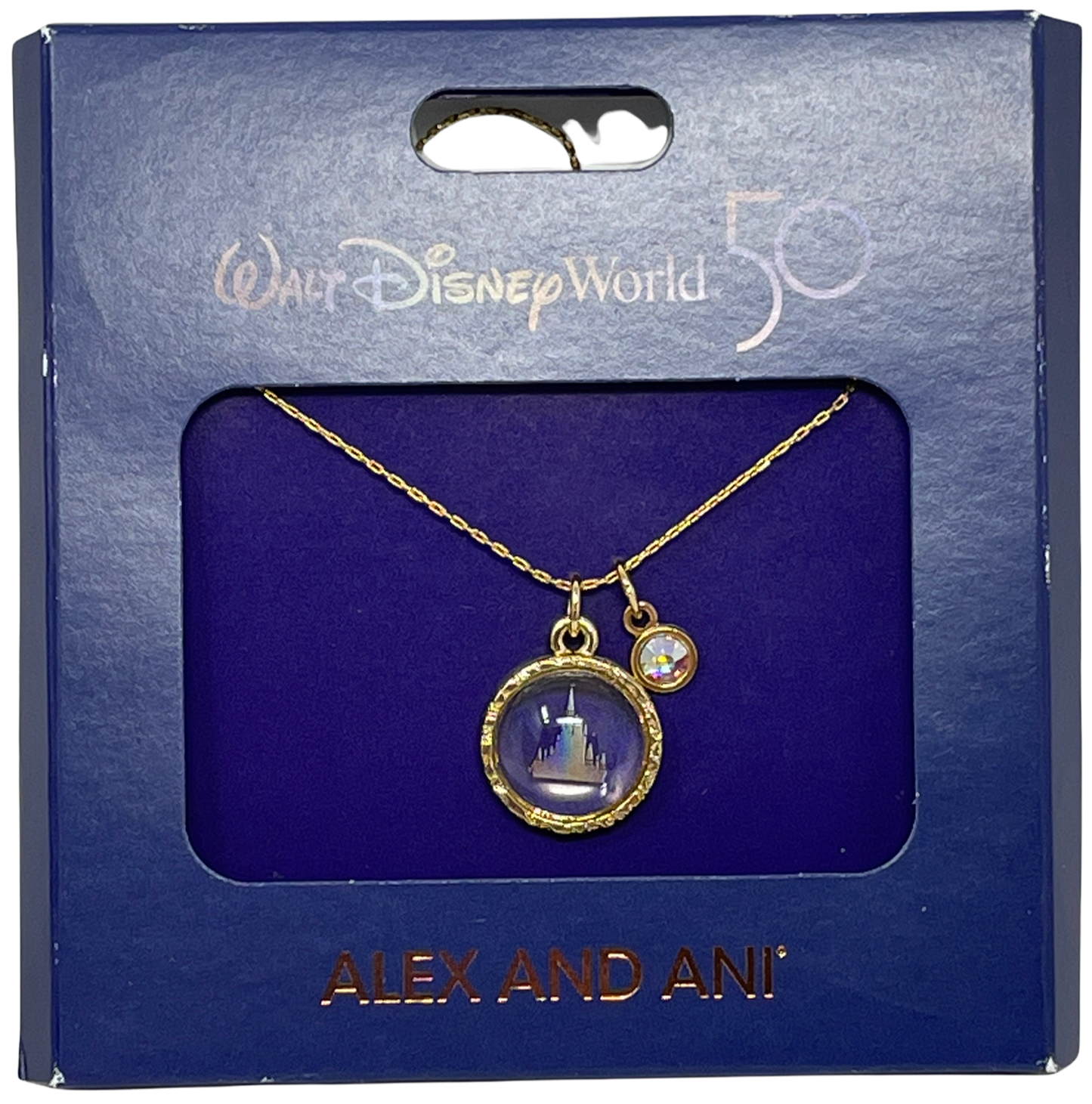 Walt Disney World 50th Anniversary Castle Alex and Ani Necklace