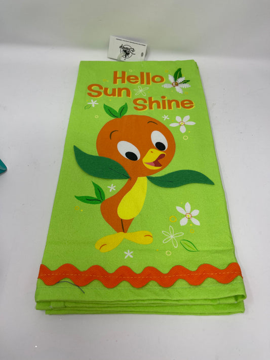 Disney Orange Bird Kitchen Towel