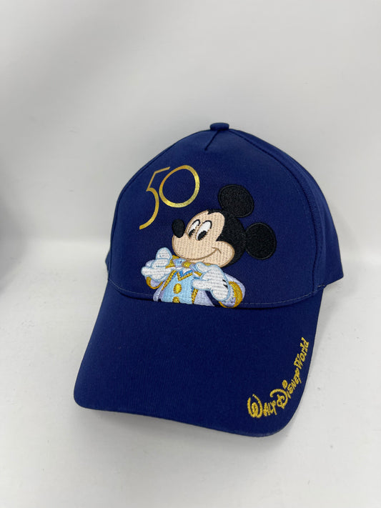 Walt Disney World 50th Anniversary Mickey Kids Baseball Hat