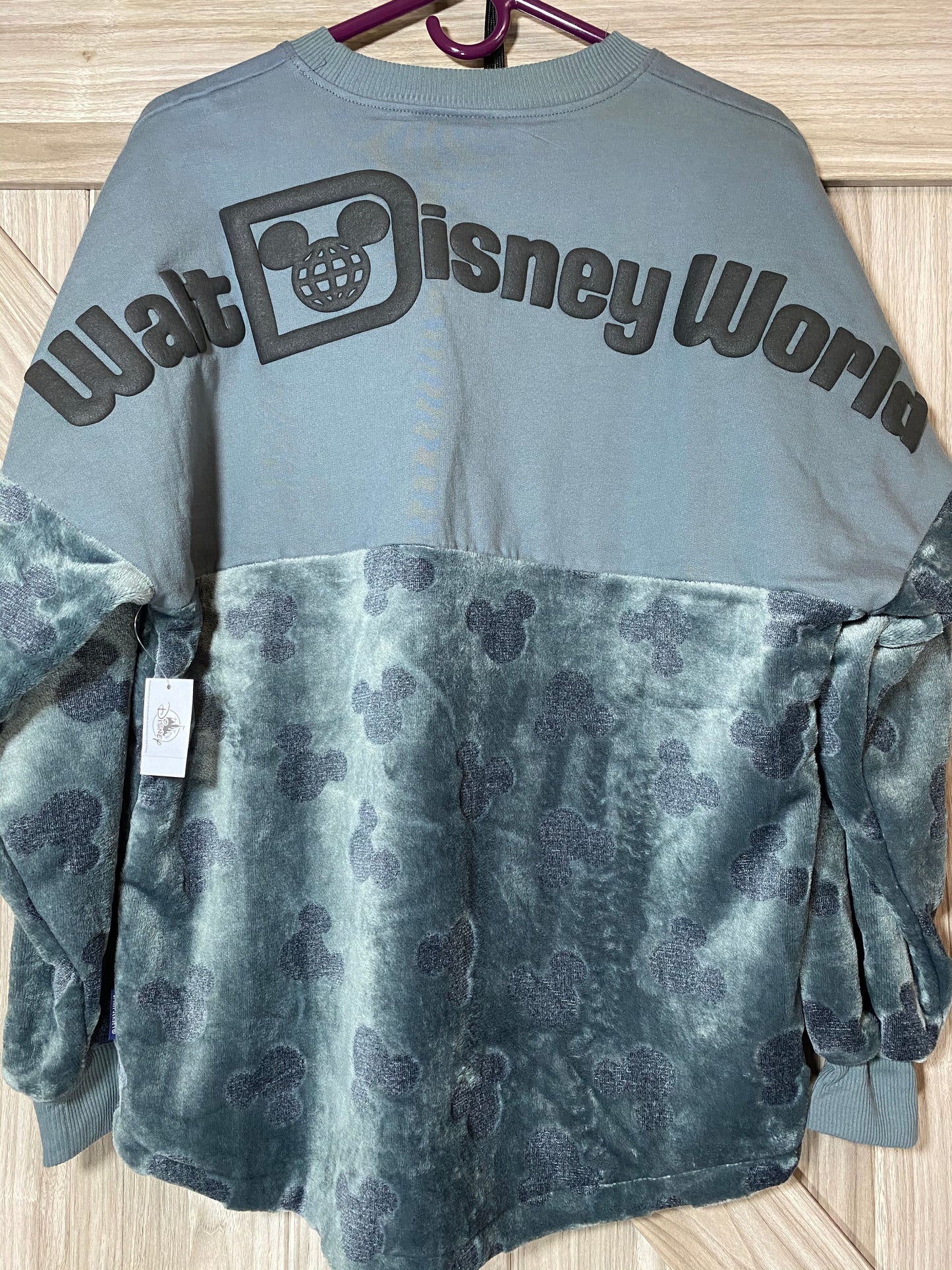 Walt Disney World Mickey Mouse Icon Velour Spirit Jersey for Adults - XS