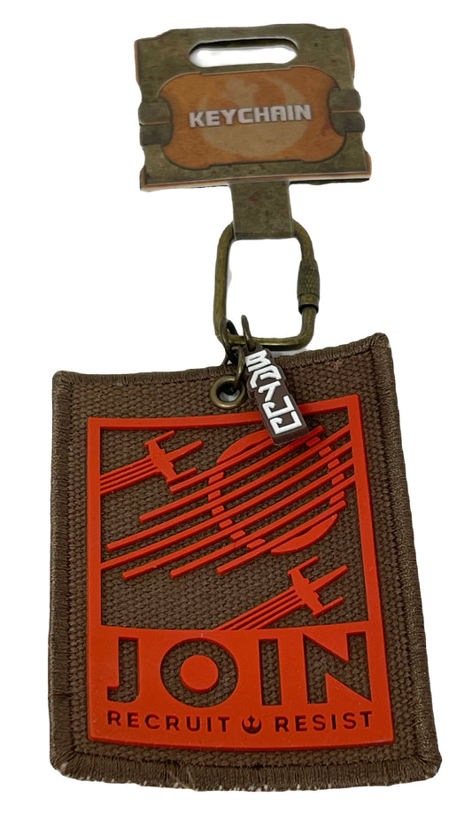 Disney Star Wars Join Two Sided Patch Resistance Keychain