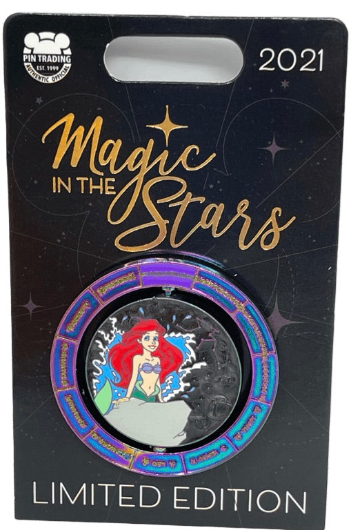 Disney Magic in the Stars Little Mermaid Ariel Spinner Pin-Limited Edition