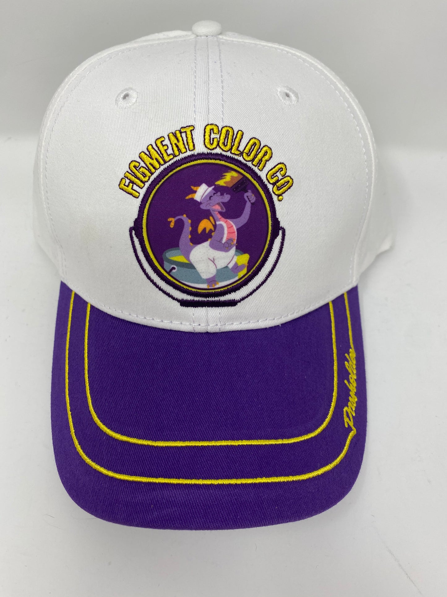 Disney Epcot Festival of the Arts 2020 Figment Color Co. Passholder Baseball Hat