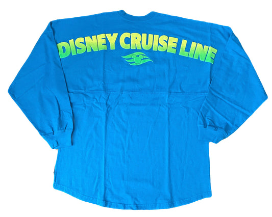 Disney Cruise Line DCL Neon Blue Mickey Spirit Jersey small