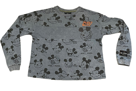 Disney Artist Series Mickey Crop Top Shirt by Bret Iwan XS