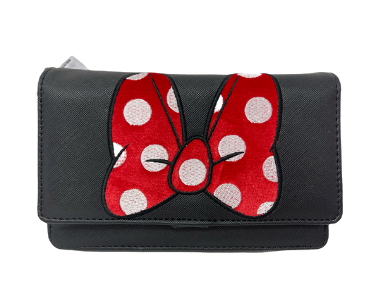 Disney Minnie Bow Wallet Cellphone Crossbody Purse