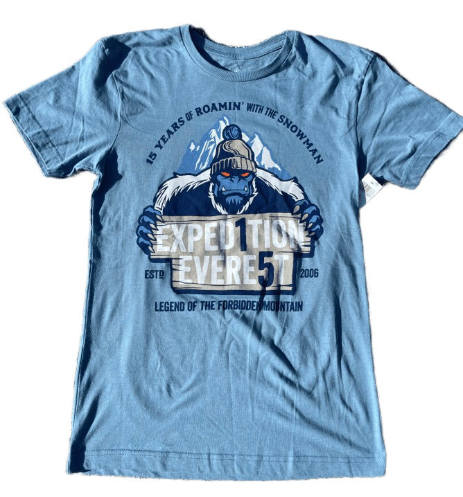 Disney Animal Kingdom Expedition Everest 15 Year Anniversary Yeti Shirt