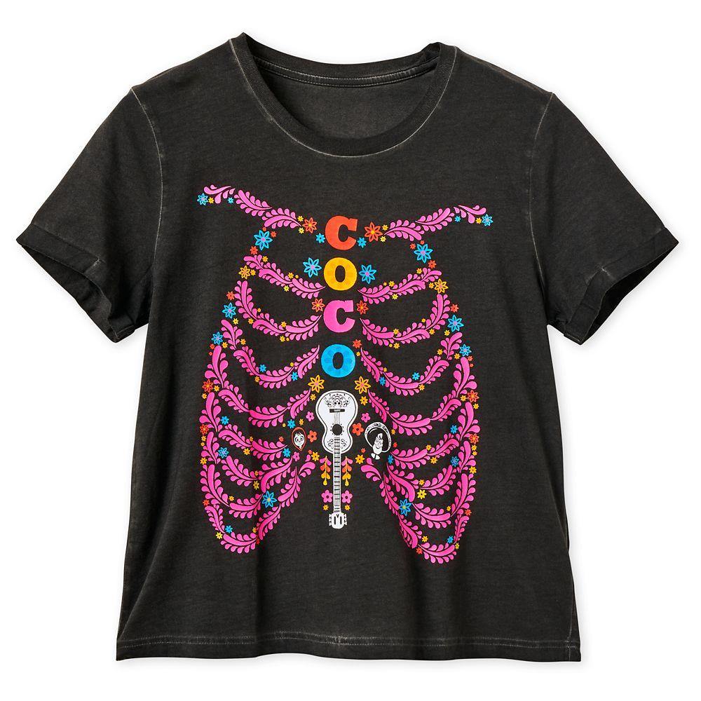 Disney Coco Ribcage T-Shirt for Women XS - World of Treasures