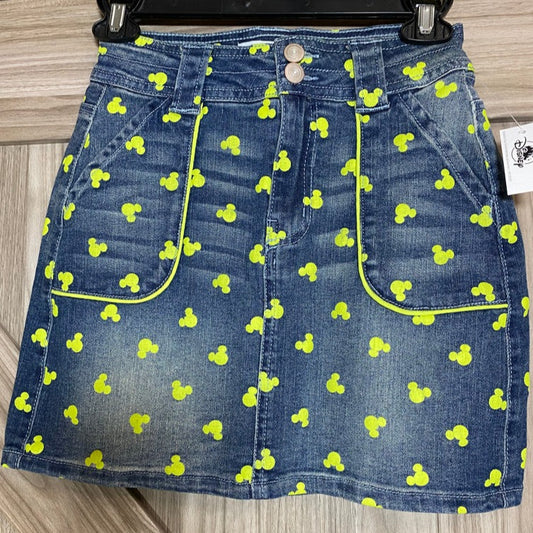 Disney Mickey Mouse Icon Denim Skirt for Juniors