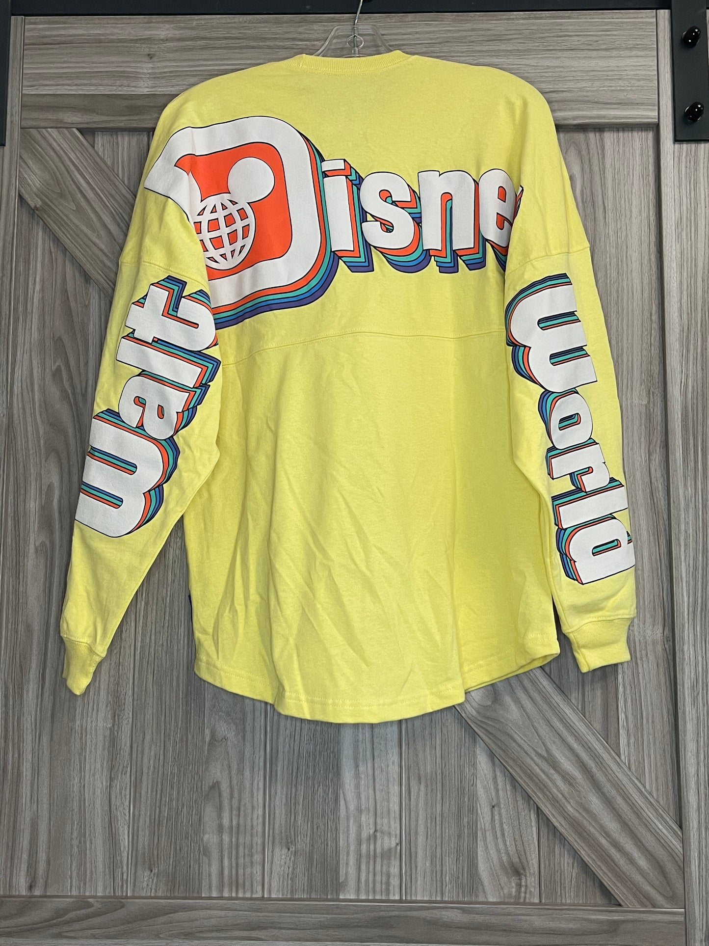 Walt Disney World Logo Spirit Jersey for Adults – Retro Yellow