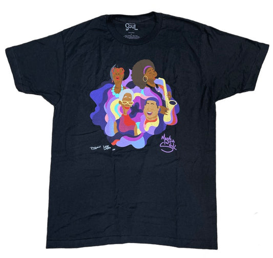 Disney Soul ''The Village'' T-Shirt for Adults by Bee Harris and Hue Unlimited