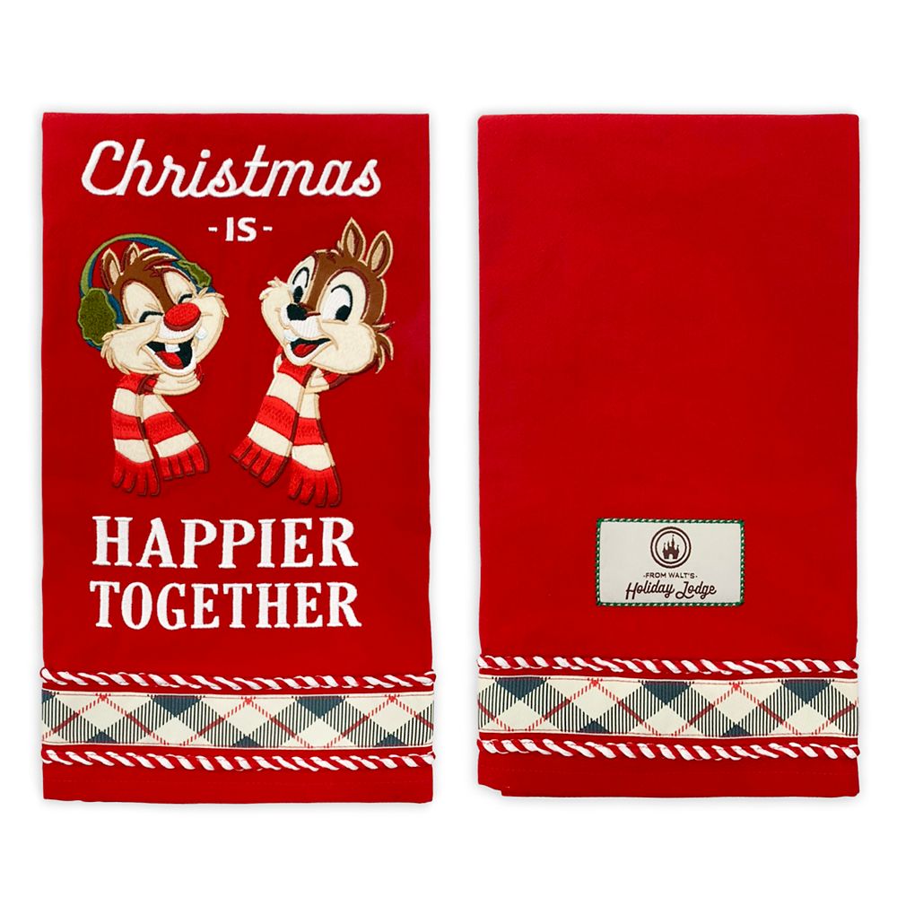 Disney Chip 'n Dale Holiday Kitchen Towel