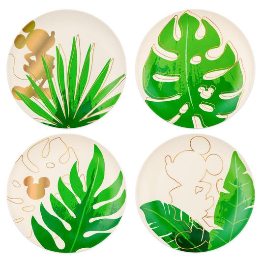 Disney Mickey Mouse Tropical Plate Set - World of Treasures