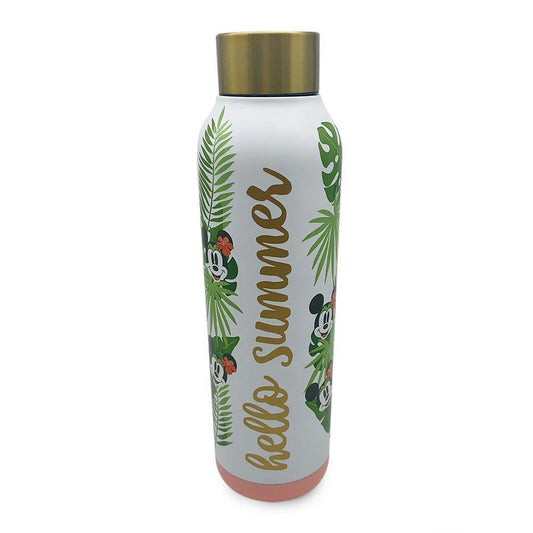 Disney Mickey and Minnie Mouse Tropical Stainless Steel Water Bottle - World of Treasures