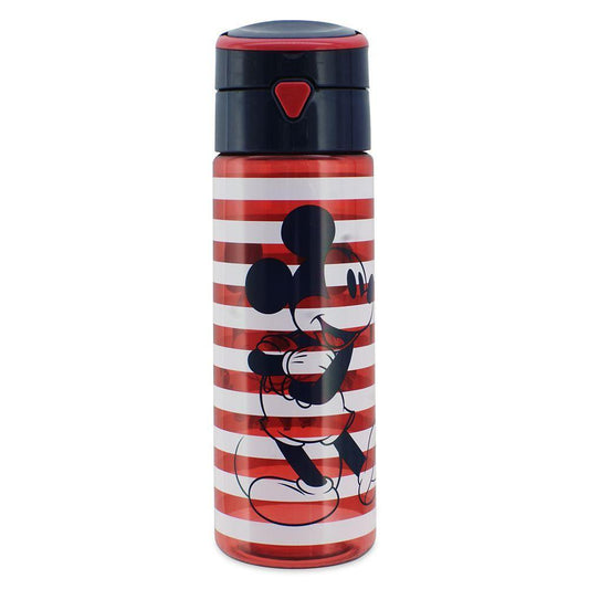 Disney Mickey Mouse Americana Stripe Water Bottle - World of Treasures