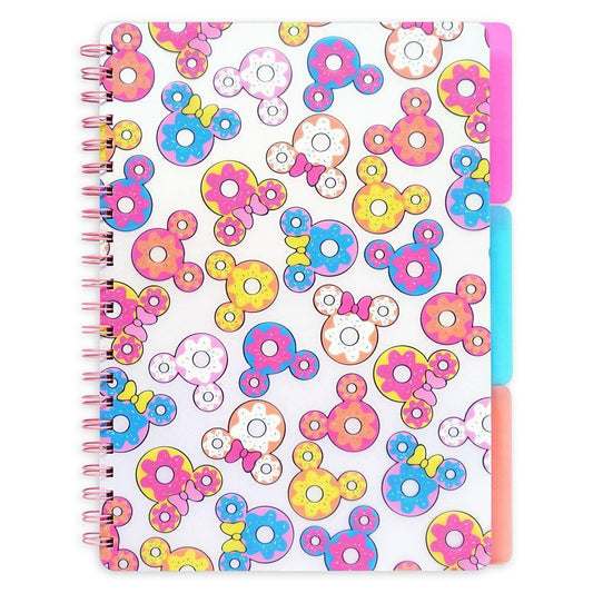 Disney Mickey and Minnie Mouse Donuts Notebook and Folder Set - World of Treasures