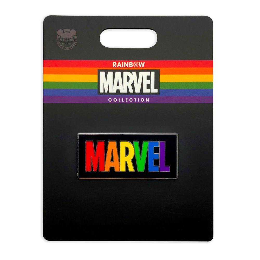 Disney Rainbow Collection Marvel Logo Pin - World of Treasures