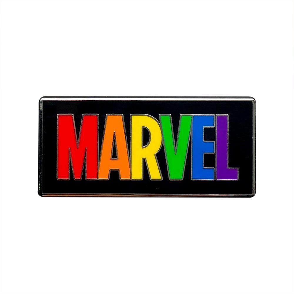 Disney Rainbow Collection Marvel Logo Pin - World of Treasures