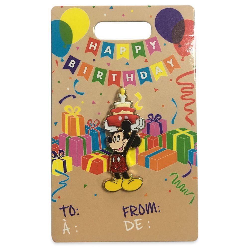 Disney Mickey Mouse Flair Birthday Pin - World of Treasures