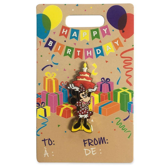 Disney Minnie Mouse Flair Birthday Pin - World of Treasures