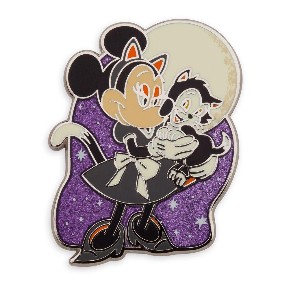 Disney Minnie Mouse and Figaro Halloween Pin - World of Treasures