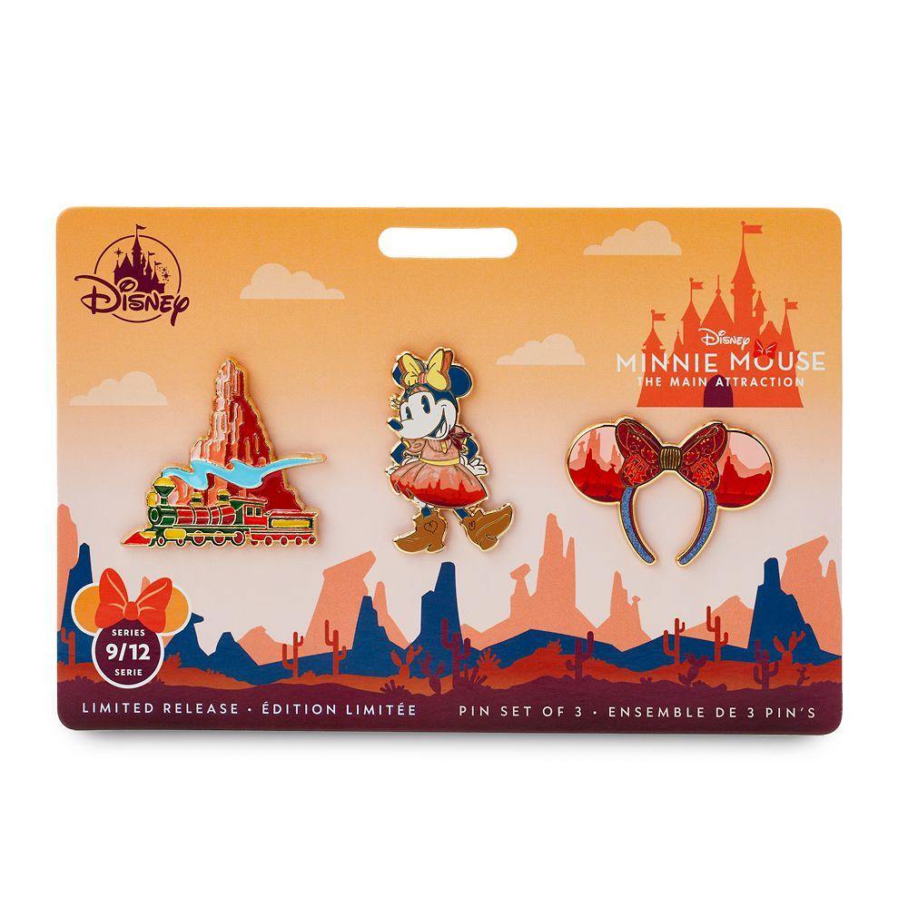 Disney Minnie Mouse Main shops Attraction Pin Set