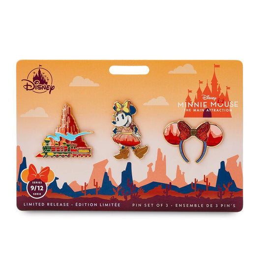 Minnie Mouse: The Main Attraction Pin Set – Big Thunder Mountain Railroad – Limited Release - World of Treasures