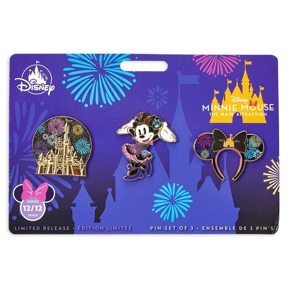 Disney Minnie Mouse: The Main Attraction Pin Set – Nighttime Fireworks & Castle Finale – Limited Release - World of Treasures