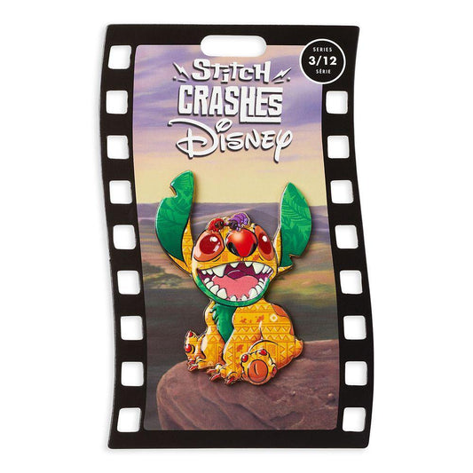 Stitch Crashes Disney Jumbo Pin – The Lion King – Limited Release – Pre-Order - World of Treasures