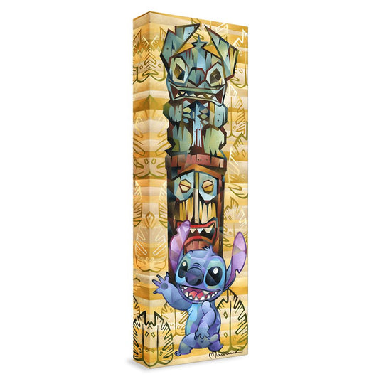 Disney “Tiki Stitch'' Giclée on Canvas by Tom Matousek – Limited Edition