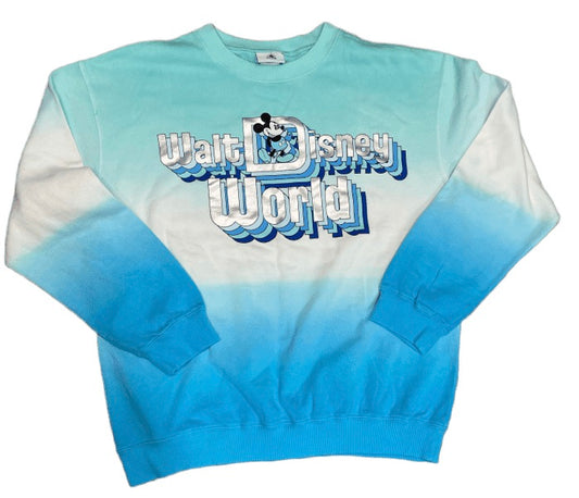 Walt Disney World Mickey Mouse Ombre Pullover Top for Women Small