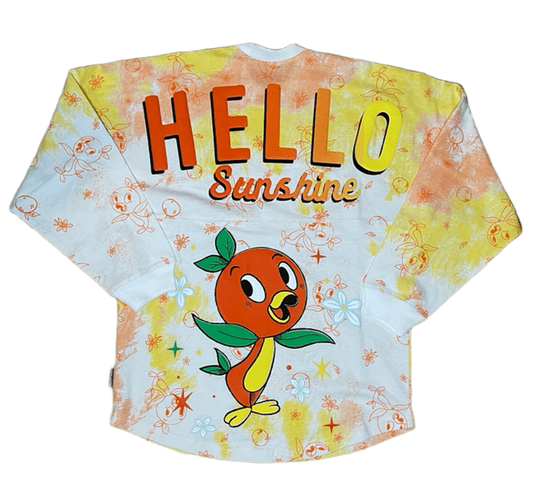 Disney Epcot 2021 Flower and Garden Festival Orange Bird Tie Dye Spirit Jersey