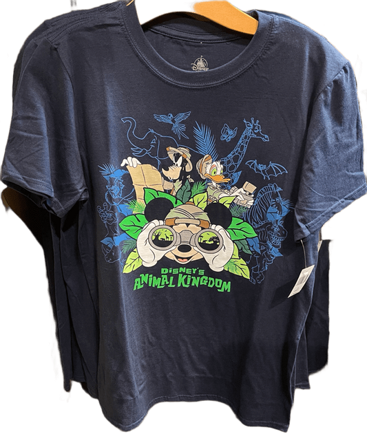 Disney Animal Kingdom Safari Mickey, Donald, and Goofy Men’s Unisex Shirt