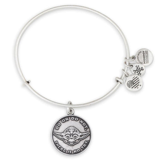 Disney Star Wars Yoda Bangle Bracelet-Silver - World of Treasures