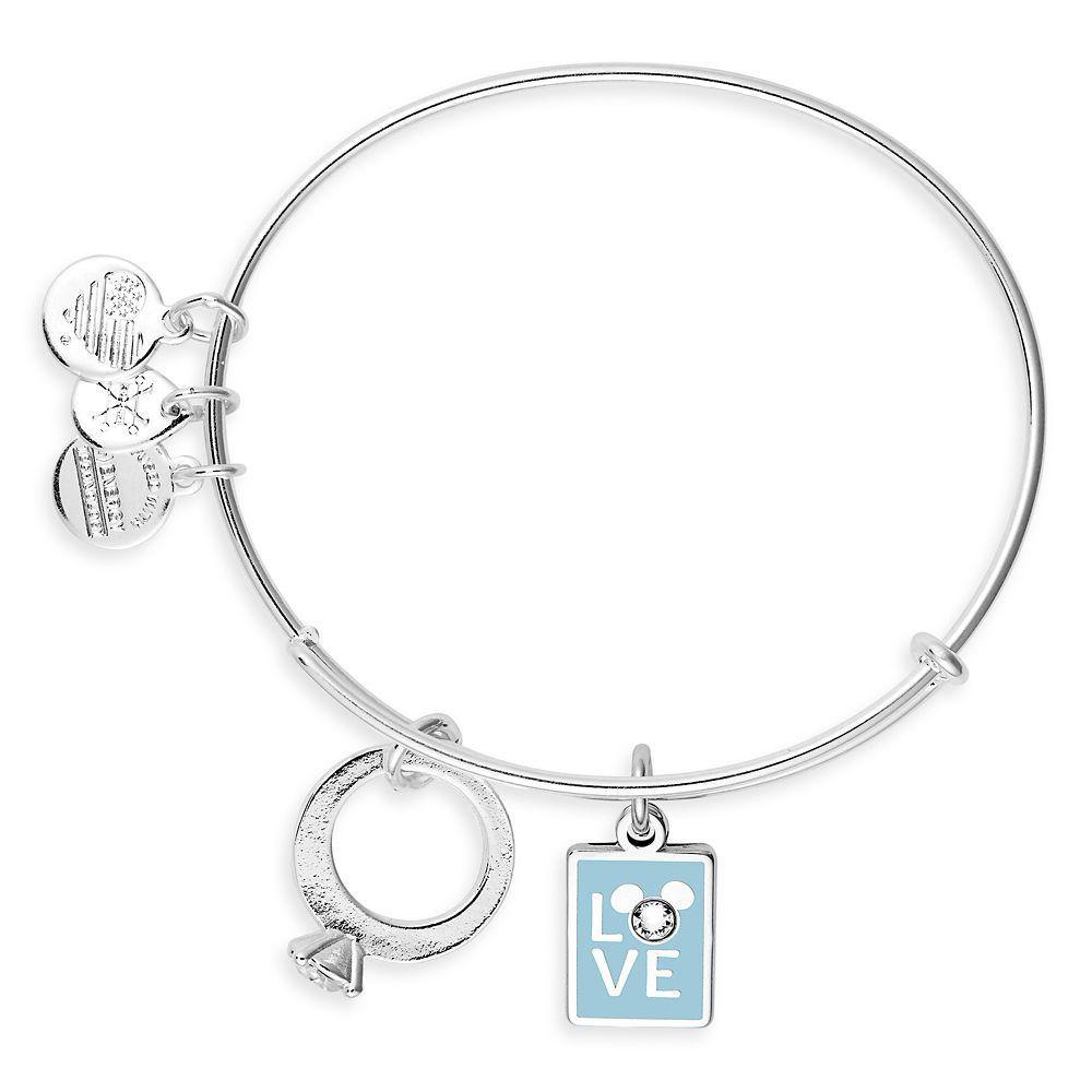 Mickey Mouse ''Love'' and Ring Bangle By Alex and Ani - World of Treasures