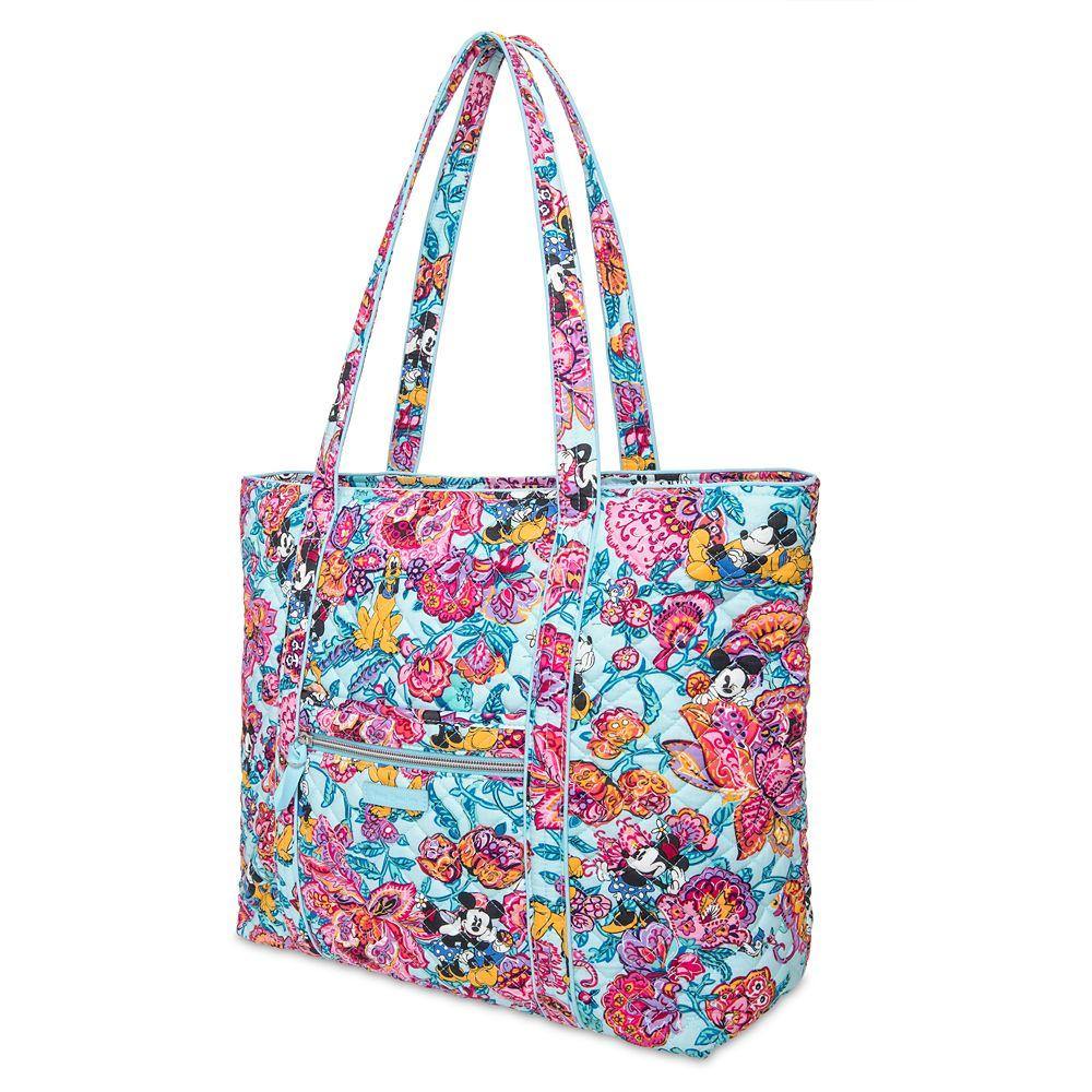 Mickey Mouse and Friends Colorful Garden Iconic Vera Tote by Vera Bradley - World of Treasures