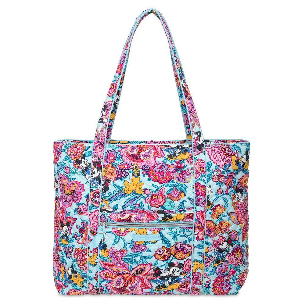 Mickey Mouse and Friends Colorful Garden Iconic Vera Tote by Vera Bradley - World of Treasures