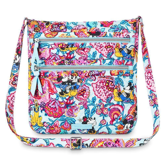 Disney Mickey Mouse and Friends Colorful Garden Hipster Bag by Vera Bradley - World of Treasures