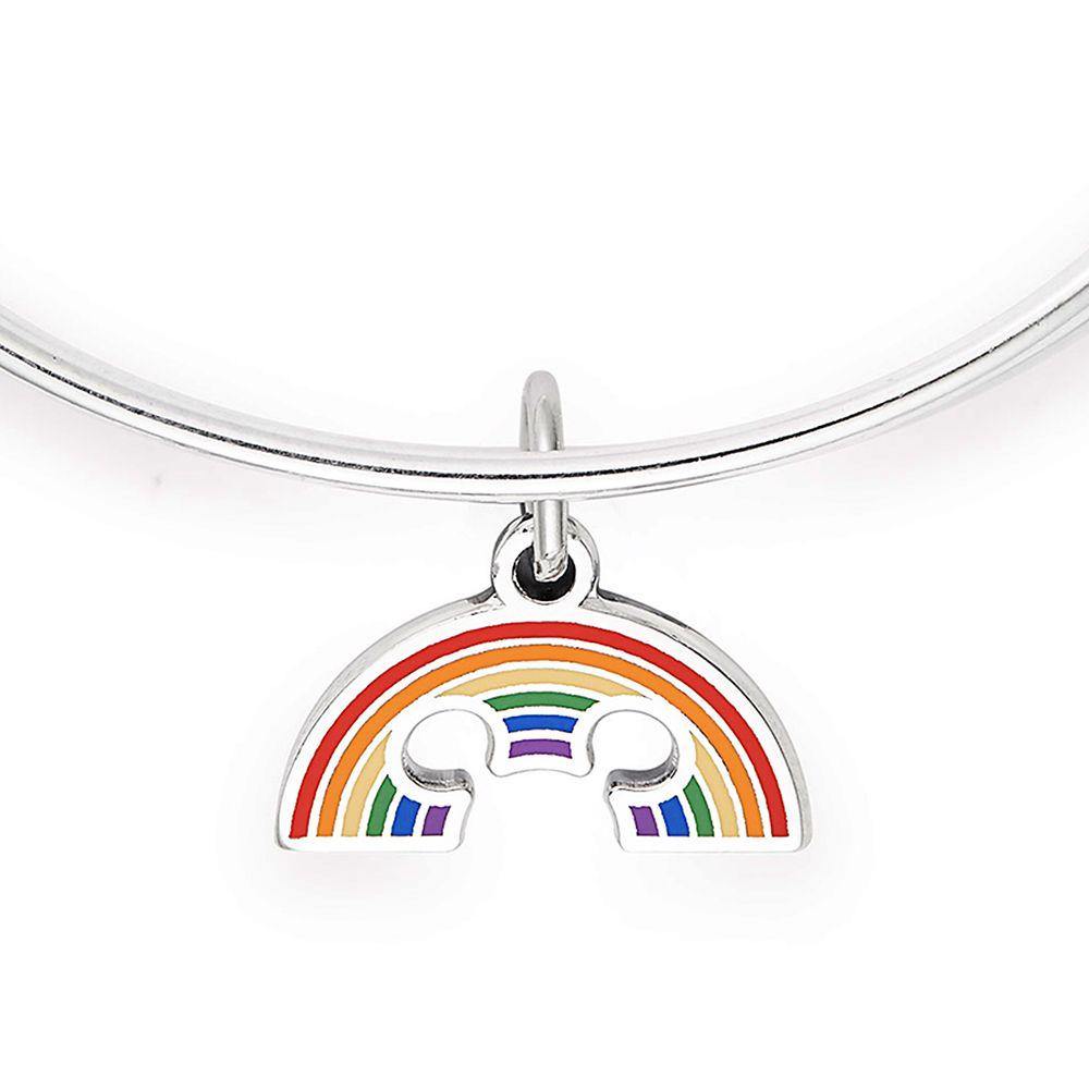 Rainbow Disney Collection Mickey Mouse Bangle by Alex and Ani - World of Treasures