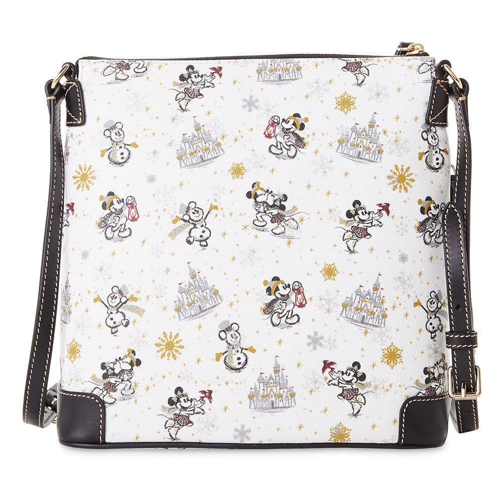 Disney Dooney & Bourke Mickey and Minnie Mouse Holiday Dooney Crossbody Bag Purse - World of Treasures