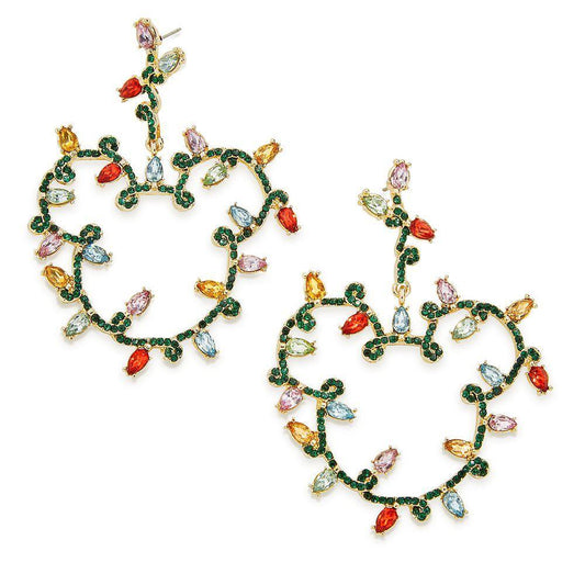 Disney Mickey Mouse Holiday Lights Earrings by BaubleBar - World of Treasures