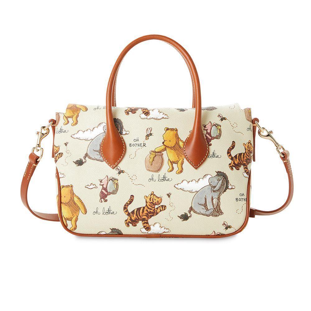 Disney Dooney and Bourke Winnie the Pooh Fold Over Satchel Crossbody - World of Treasures