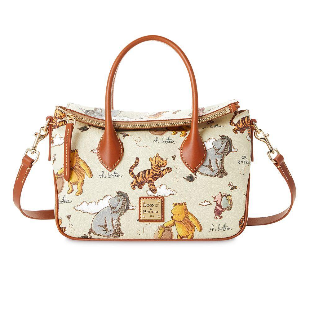 Disney Dooney and Bourke Winnie the Pooh Fold Over Satchel Crossbody - World of Treasures