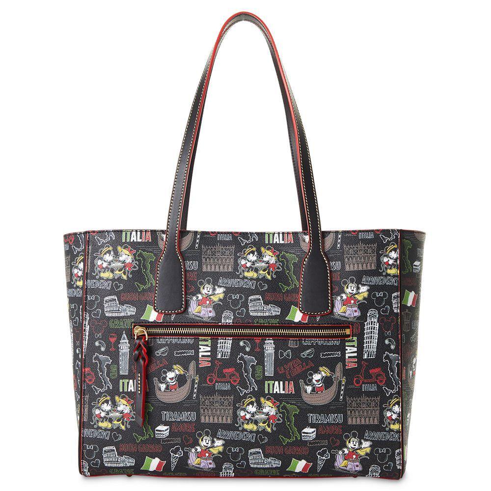 Disney Dooney & Bourke Mickey and Minnie Mouse ''Italia'' Tote Bag Purse - World of Treasures