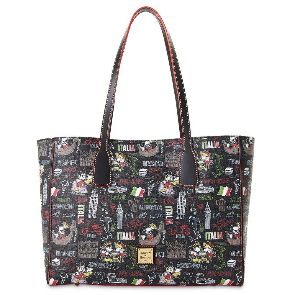 Disney Dooney & Bourke Mickey and Minnie Mouse ''Italia'' Tote Bag Purse - World of Treasures