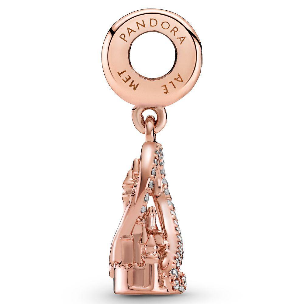 Disney Fantasyland Castle Charm by Pandora Jewelry – Rose Gold - World of Treasures