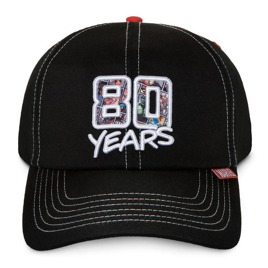 Marvel 80th Anniversary Baseball Cap for Adults - World of Treasures